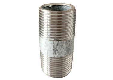 Cina Bsp, bspt, npt threaded 304 pipa las stainless steel diiris 1inch barrel nipple pemasok