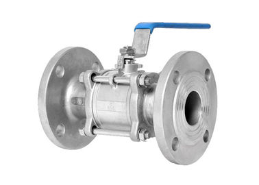 Cina 3PC Flanged Ball Valve PN40 Investment Casting Stainless Steel pemasok