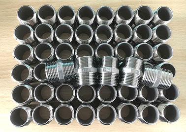 Cina 1 &quot;inch 304, 316 bahan stainless steel bsp, bspt, npt threaded casting hexagon nipple pemasok