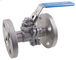 1 pc wafer flanged ball valve, 2 pc ball valve Bahan Stainless Steel pemasok
