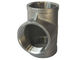 Stainless Steel 1/4 &amp;quot;sampai 4&amp;quot; BSP Female thread 150LBs Tee coupling pemasok