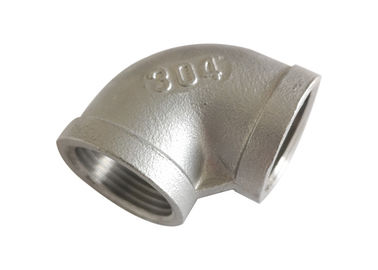 3/4 &amp;quot;Pipa Stainless Steel Fitting 90 Derajat Bsp / Bspt / Npt Threaded Elbow pemasok