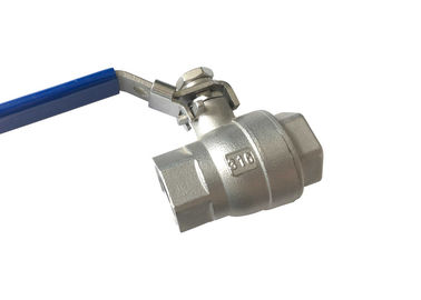 1/2 “Full Welded Ball Valve, Socket Weld Ball Valve Warna Biru / Merah Menangani pemasok